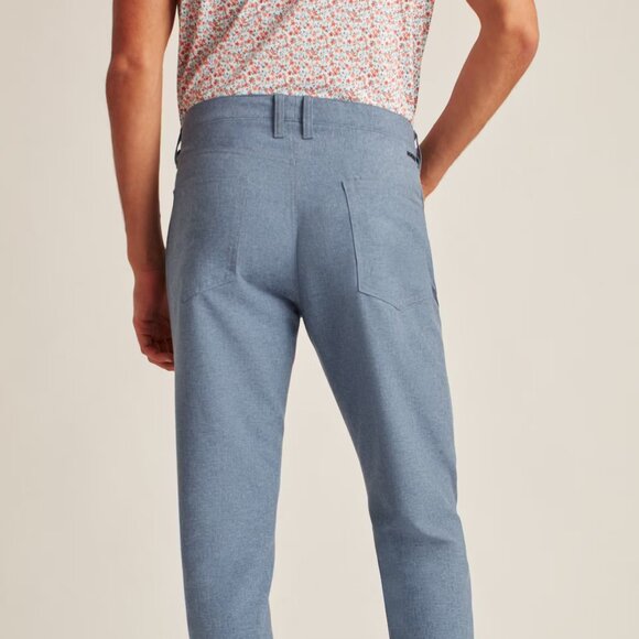 Bonobos Performance Link Golf Pants MENS 33x32 5-Pocket Blue Slim Fit - Picture 3 of 7